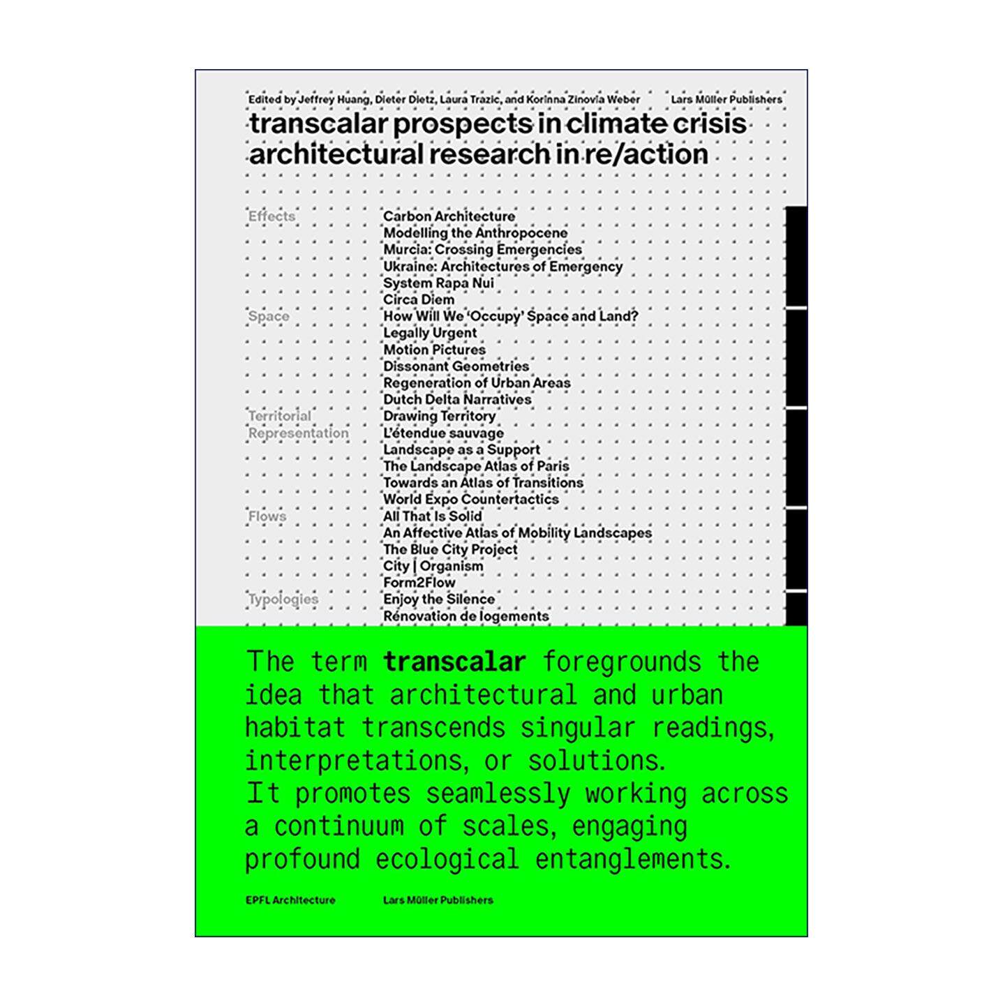 英文原版 Transcalar Prospects in Climate Crisis 气候危机中的跨尺度展望 建筑研究的回应与行动 2025年德国zui美图书奖