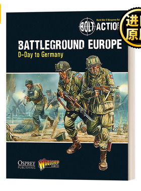 Bolt Action: Battleground Europe 桌面战争兵棋：欧洲战场 英文原版