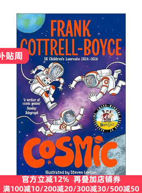 英文原版 Cosmic 飞入宇宙 儿童幽默科幻冒险故事 Frank Cottrell-Boyce 英文版 进口英语原版书籍