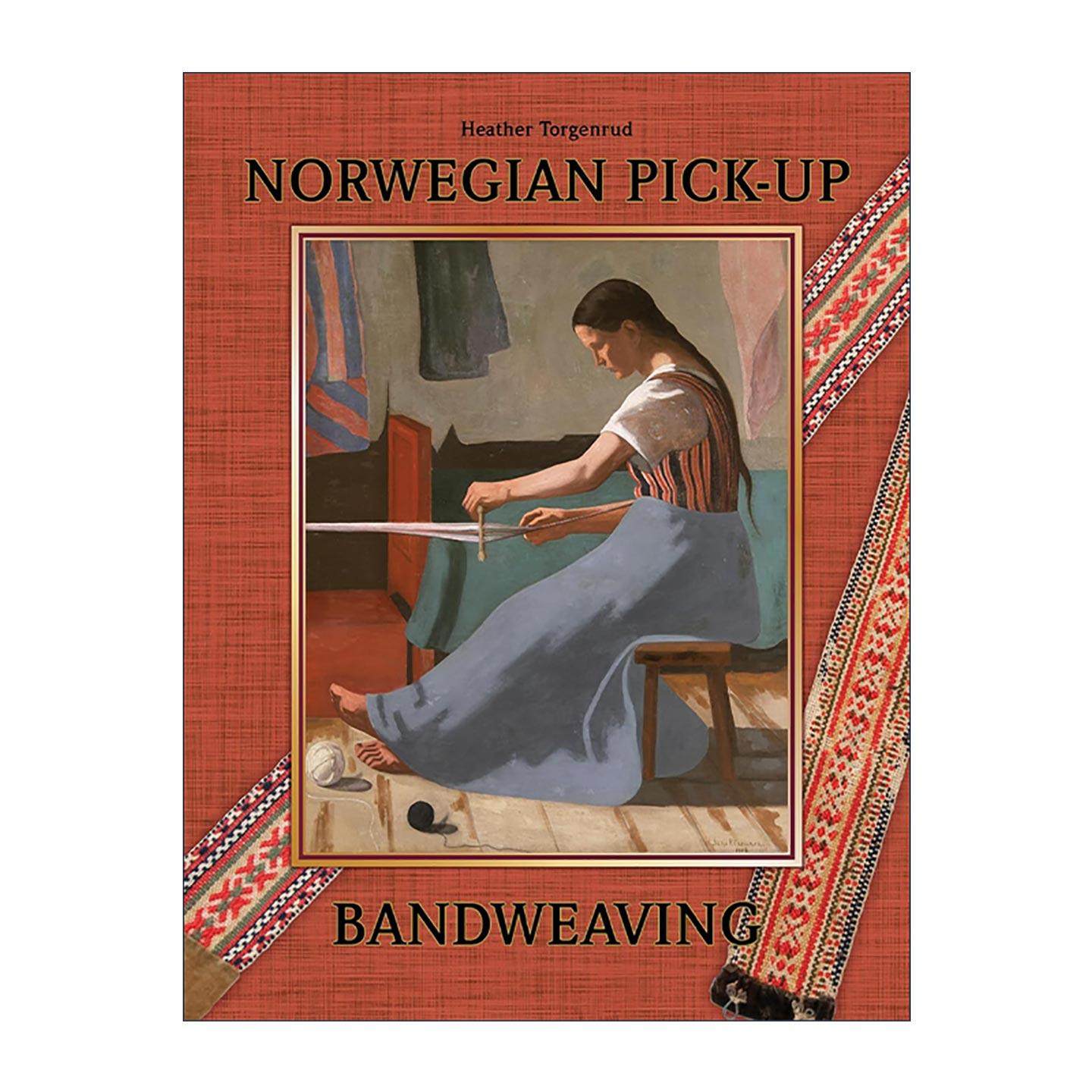 英文原版 Norwegian Pick-Up Bandweaving 挪威挑花织带工艺 精装编织插图指南 图案素材集 Heather Torgenrud 进口英语原版书籍