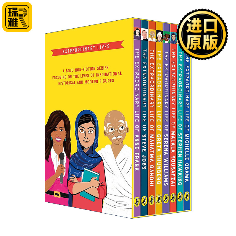 正版 Extraordinary Lives Box Set 英文原版 进口英语书籍