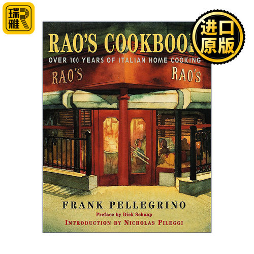 Rao's Cookbook 超过100年历史的意大利家庭烹饪指南 精装美食食谱 Frank Pellegrino