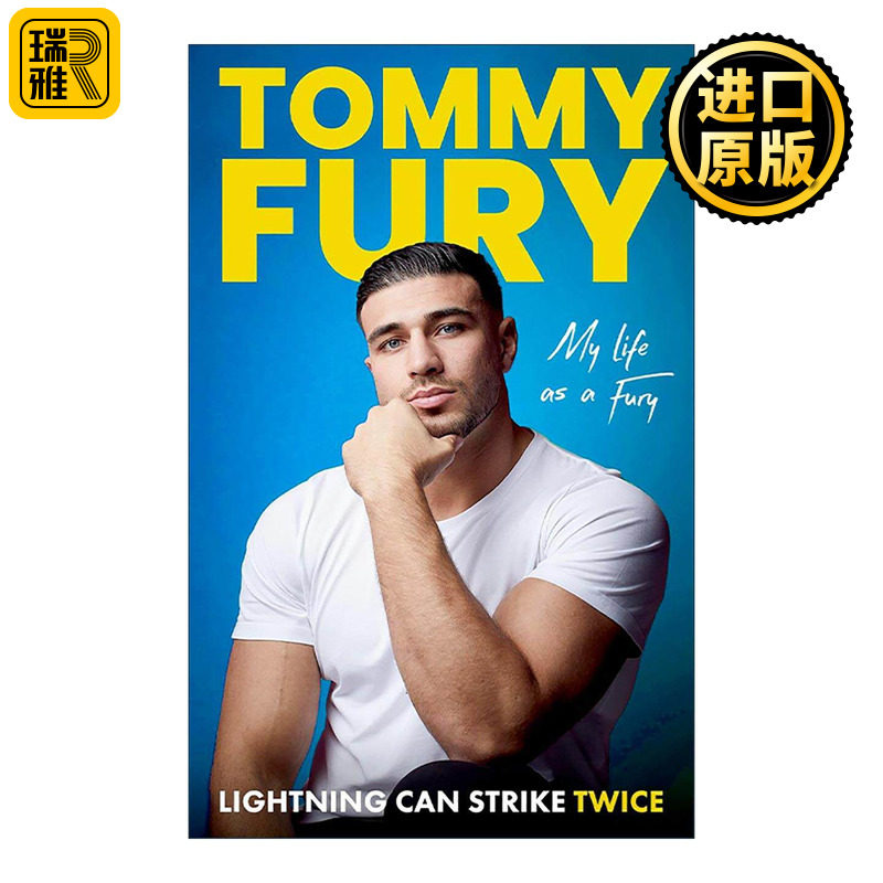 英文原版 Lightning Can Strike Twice 闪电可以击中两次 拳击手汤米·弗瑞自传 爱情岛嘉宾 英文版 进口英语原版书籍