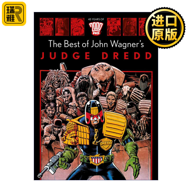 The Best of John Wagner's Judge Dredd  特警判官漫画集 精装