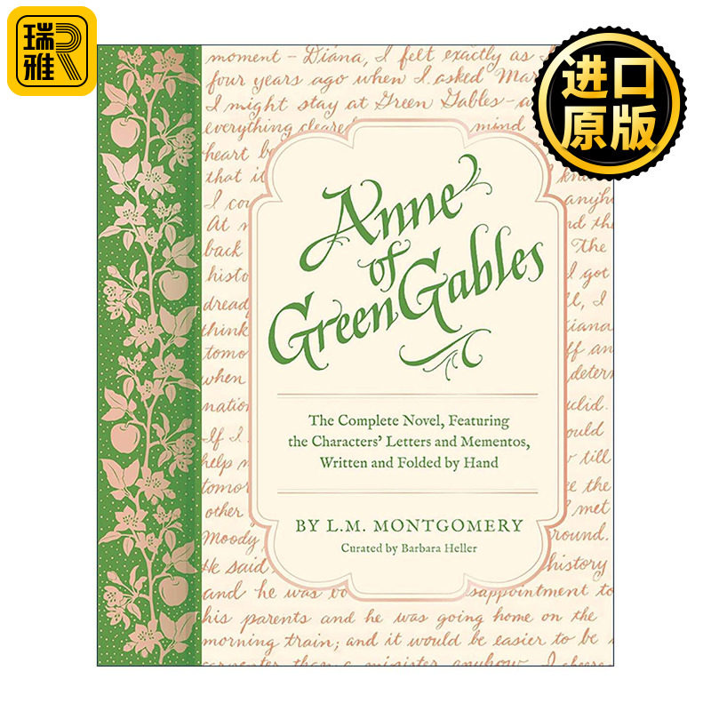 英文原版 Anne of Green Gables 绿山墙的安妮全集 附角色手写信件与纪念品 精装 英文版 进口英语原版书籍