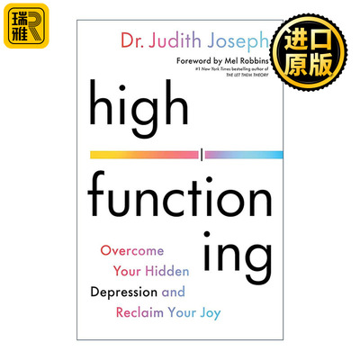 英文原版 High Functioning 高功能抑郁症 形成原因与应对方法 Judith Joseph 英文版 进口英语原版书籍