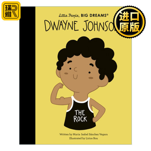 Little People, Big Dreams：Dwayne Johnson 小人物大梦想儿童精装绘本 巨石强森 道恩强森 职业摔角