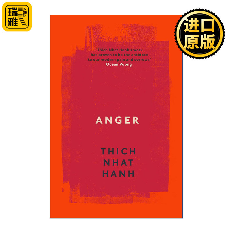 正版 Anger 你可以不生气 快乐修炼的第一堂课 一行禅师 英文原版 进口英语书籍