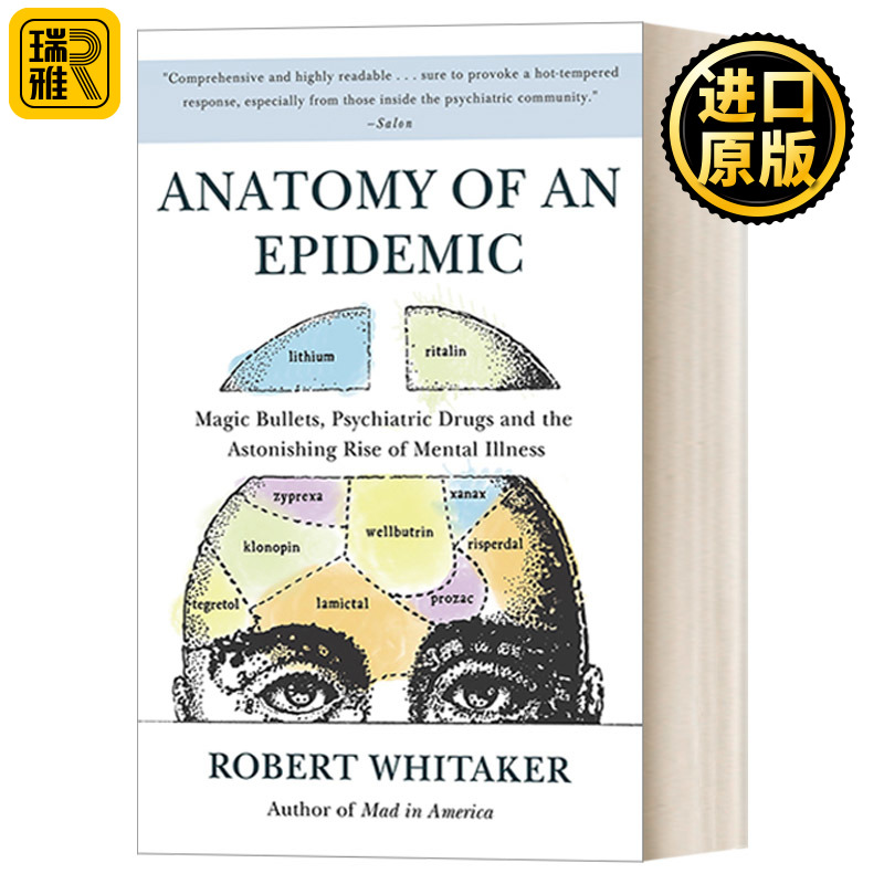 英文原版 Anatomy of an Epidemic Robert Whitaker