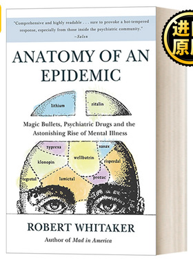 英文原版 Anatomy of an Epidemic Robert Whitaker