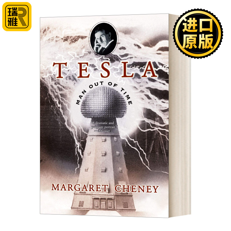 被埋没的天才 科学超人尼古拉 特斯拉 英文原版 Tesla Man Out of Time 英文版 Margaret Cheney 进口英语原版书籍 书籍/杂志/报纸 原版其它 原图主图