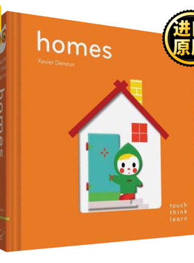 TouchThinkLearn Homes 触摸思考学习 家庭 英文原版儿童绘本