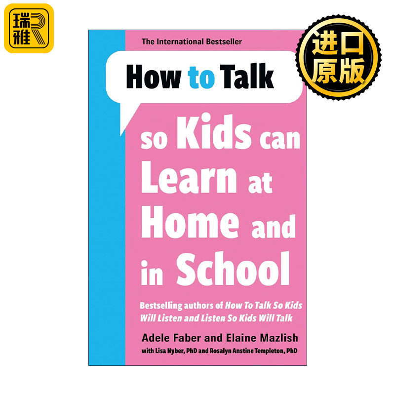 How to Talk so Kids Can Learn at Home and in School 如何说孩子才肯学