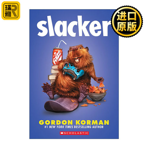 英文原版 Slacker 懒人 Gordon Korman幽默动物故事 英文版 进口英语原版书籍