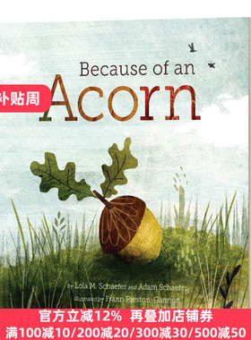 英文原版 NRDC Because of an Acorn 因为一颗小种子 低幼亲子故事绘本 英文版 Lola M. Schaefer 进口英语原版书籍