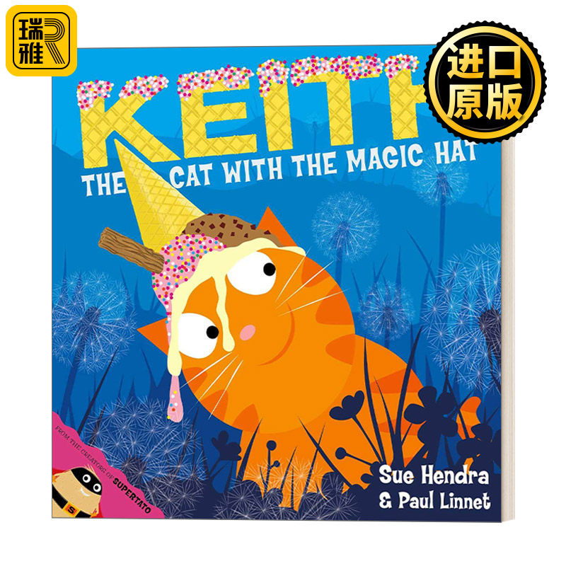 英文原版绘本 Keith the Cat with the Magic Hat 魔法猫基斯 儿童绘本 Sue Hendra 英文版 进口英语原版书籍