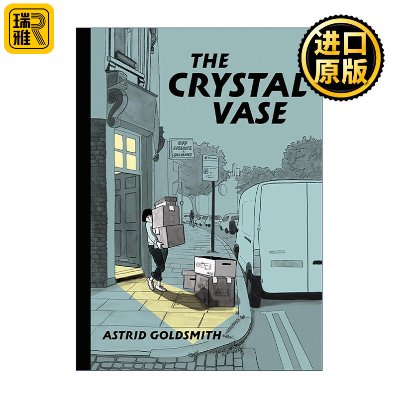 英文原版 The Crystal Vase 水晶花瓶 漫画式家族回忆录 精装 Astrid Goldsmith 英文版 进口英语原版书籍