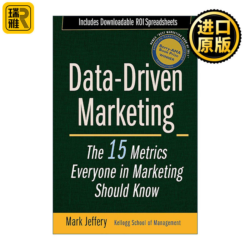 英文原版 Data-Driven Marketing 数据驱动营销 营销人员必知的15个关键指标 精装 英文版 进口英语原版书籍