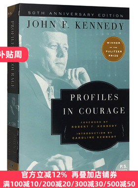 Profiles in Courage 当仁不让 英文原版人物传记 约翰肯尼迪自传 John Kennedy 美国总统自传 普利策奖 进口英语书籍 正版