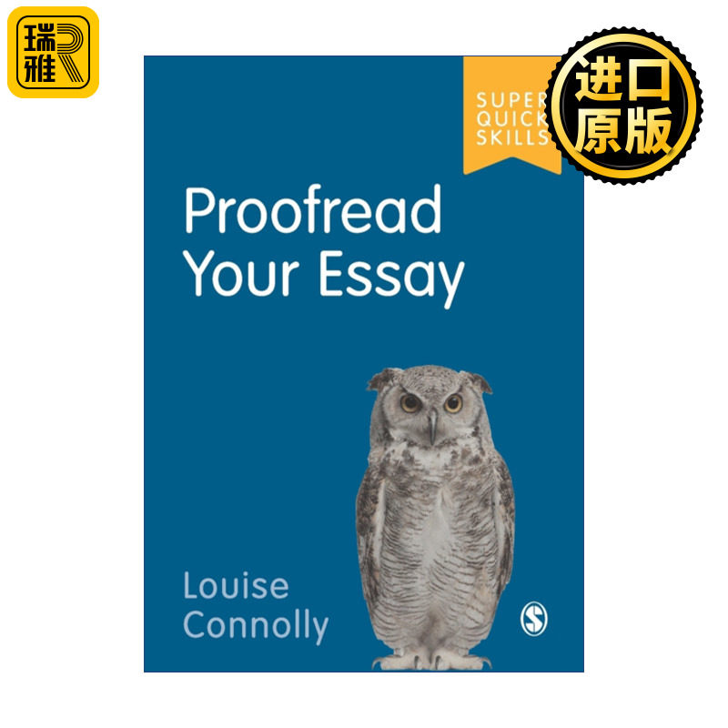 Proofread Your Essay 如何校对论文 SAGE学术技能入门系列 英美大学本科生学术指南