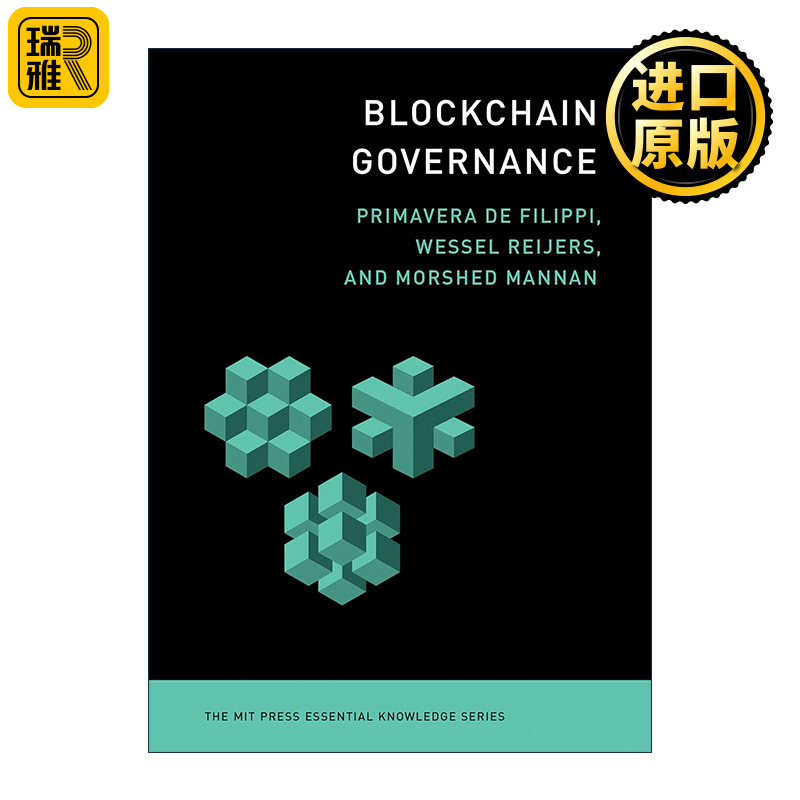英文原版 Blockchain Governance 区块链治理 比特币 监管区块链作者Primavera De Filippi 英文版 进口英语原版书籍