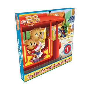 英文原版 On the Go with Daniel Tiger Boxed Set On the Go with Daniel Tiger 小老虎丹尼尔 6册盒装 准备阅读系列 英文版