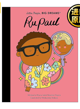 Little People, Big Dreams：RuPaul 小人物大梦想儿童精装绘本 变装皇后鲁保罗