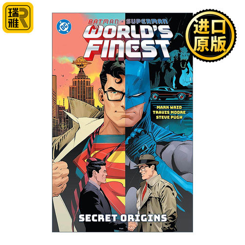 英文原版 Batman/Superman World's Finest Vol.5 Secret Origins 蝙蝠侠 超人 世界至佳拍档 卷五 秘密起源 DC漫画 英文版 进口