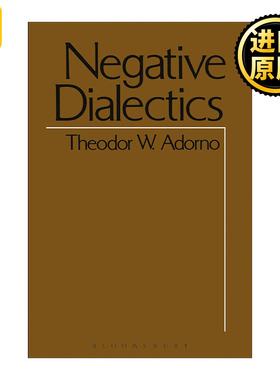 Negative Dialectics 否定辩证法 特奥多·阿多尔诺