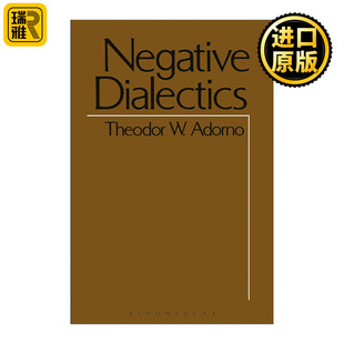 Negative Dialectics 否定辩证法 特奥多·阿多尔诺