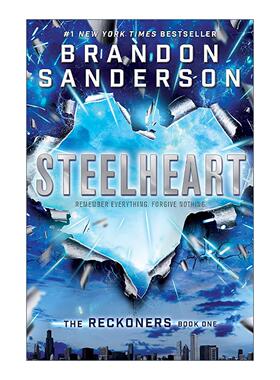 英文原版 Steelheart The Reckoners 01 审判者传奇1 钢铁之心 布兰登·桑德森 英文版 进口英语原版书籍