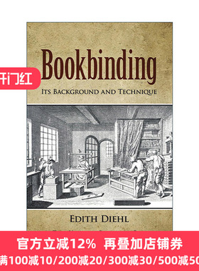 正版 Bookbinding: Its Background and Technique 英文原版 进口英语书籍