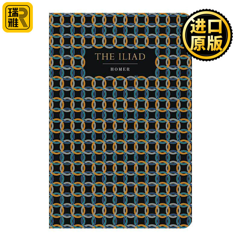 英文原版 The Iliad 伊利亚特 浮雕封面高颜值装帧设计 精装 Chiltern Classic 荷马 英文版 进口英语原版书籍