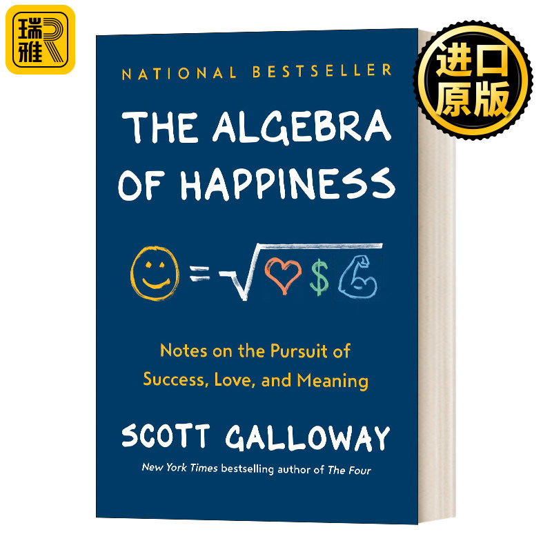 The Algebra of Happiness Scott Galloway进口英语原版书籍-封面