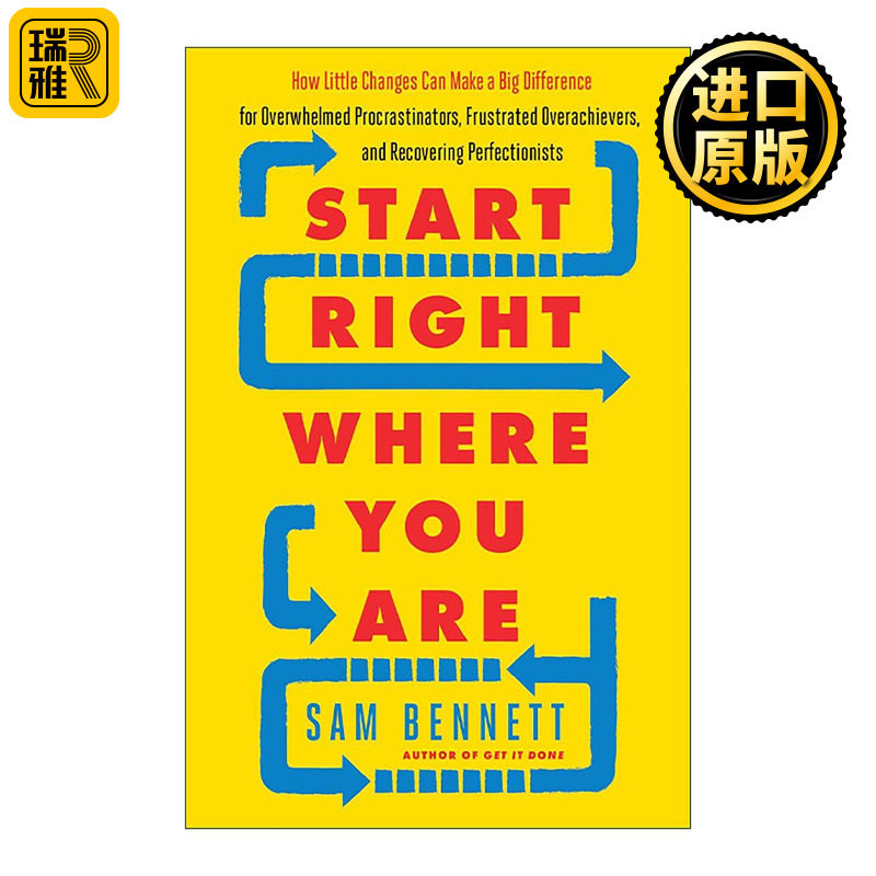 英文原版 Start Right Where You Are 果断美 如何活出没有遗憾的人生 萨姆·本内特 英文版 进口英语原版书籍