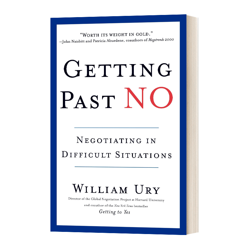 无法说不 从对抗到合作的谈判 英文原版 Getting Past No Negotiating in Difficult Situations 英文版 进口英语原版书籍