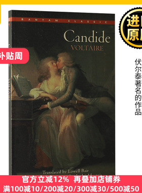 Candide 老实人 英文原版  Voltaire 全英文版纯全英文版正版原著进口英语书籍