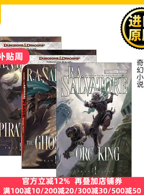英文原版小说 Forgotten Realms Transitions Trilogy The Legend of Drizzt龙与地下城 被遗忘的国度 转变三部曲系列3册 英语书籍