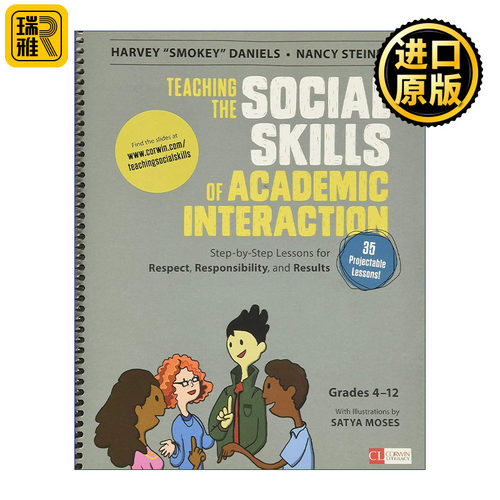 英文原版 Teaching the Social Skills of Academic Interaction  Grades 4-12 合作学习技能35课 4-12年级阶段 英文版 进口书籍
