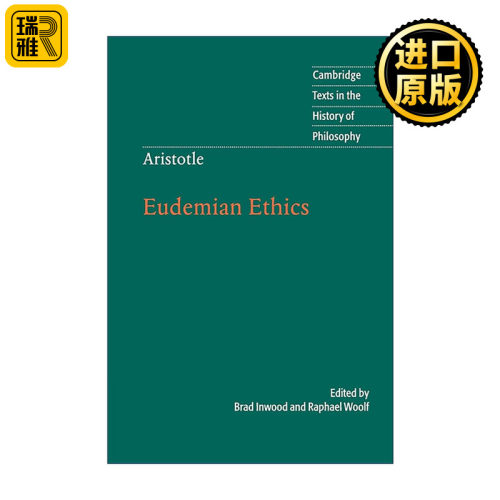 英文原版 Aristotle Eudemian Ethics 亚里士多德 欧德谟伦理学 剑桥哲学史文本系列 英文版 进口英语原版书籍