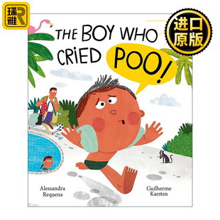 Boy 英文原版 Who Poo 儿童绘本 Cried The