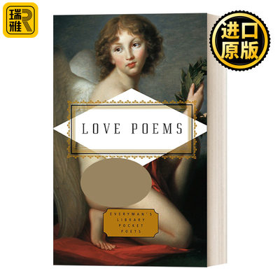 英文原版 Love Poems Everyman's Library Pocket Poets Series 爱情诗 人人图书馆精装收藏版 Peter Washington 英文版 进口书