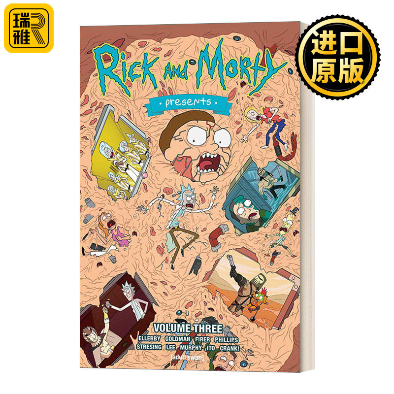 瑞克与莫蒂特刊合集3 漫画小说 英文原版 Rick and Morty Presents Vol. 3 莫迪和瑞克 绘本周边 英文版 Marc Ellerby进口英语书籍