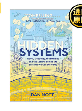 英文原版 Hidden Systems 城市运转的秘密 水 电 互联网背后的故事 儿童科普漫画 丹·诺特 英文版 进口英语原版书籍