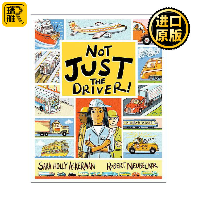 英文原版 Not Just the Driver 不只是司机 精装科普绘本 职业认知 交通工具 英文版 进口英语原版书籍