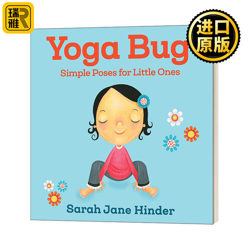 英文原版 Yoga Bug Simple Poses for Little Ones 原版趣味运动主题纸板书 英文版 Sarah Jane Hinder 进口英语原版书籍