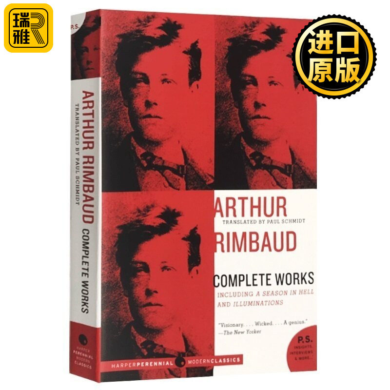 兰波作品全集 英文原版 Arthur Rimbaud Complete Works 诗歌散文集 19世纪法国著名诗人阿尔蒂尔兰波 英文版进口文学书籍