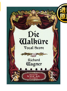 正版 Die Walkure Vocal Score 英文原版 进口英语书籍