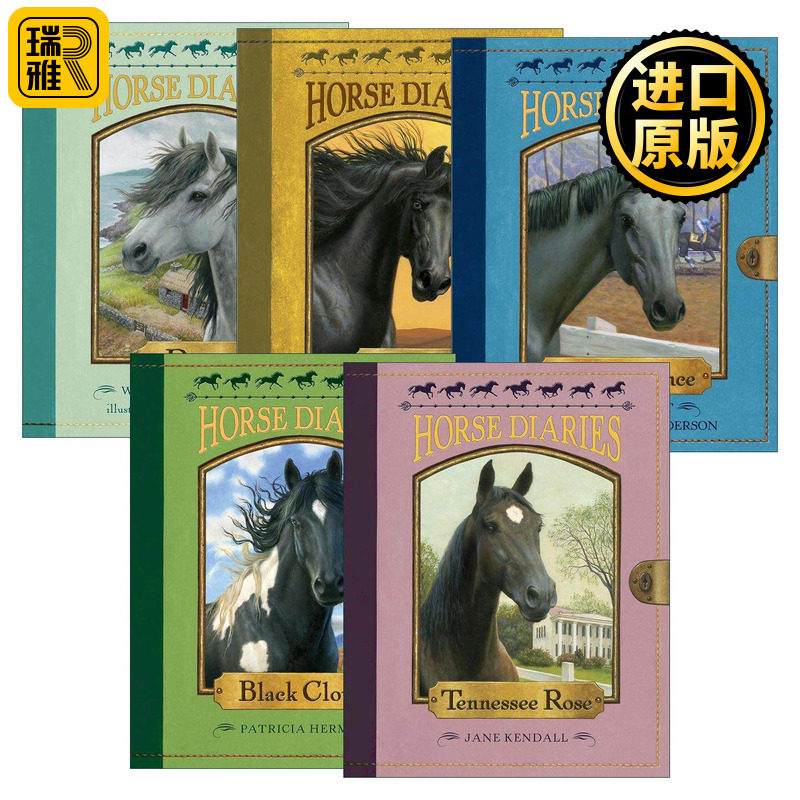 英文原版 Horse Diaries 小马驹日志系列6-10册 儿童历史小说 爱伦坡奖提名作家Alison Hart 英文版 进口英语原版书籍