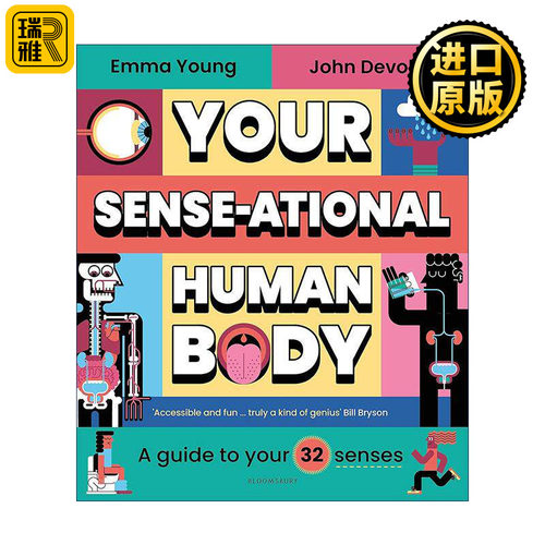 英文原版 Your SENSE-ational Human Body 人体感官指南 探索32种感觉系统 精装 英文版 进口英语原版书籍